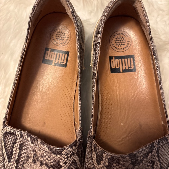 Fitflop 8 Casa Leather Comfort Sneaker Loafer Shoe - Picture 6 of 9